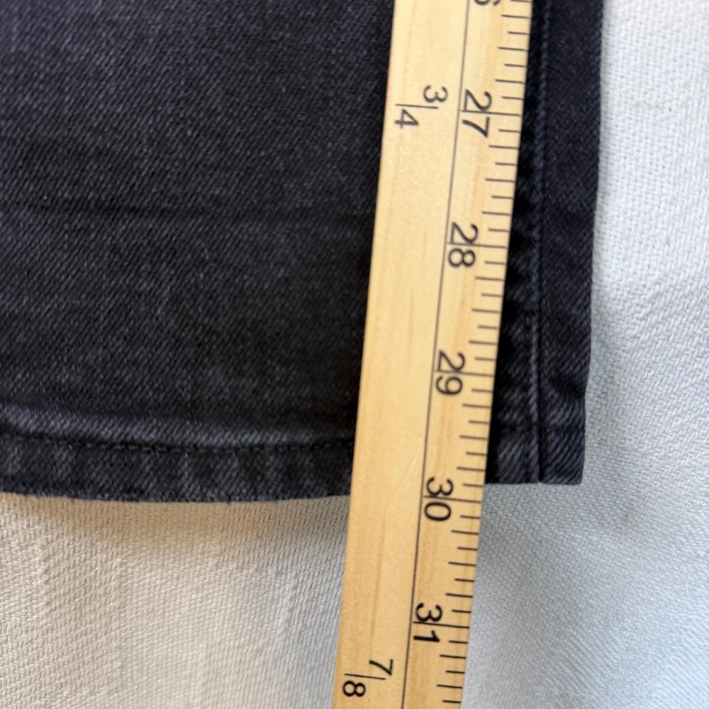 PacSun Stacked Skinny Jeans Mens 32x32 Distressed Ripped Black Denim Pants - Picture 6 of 9